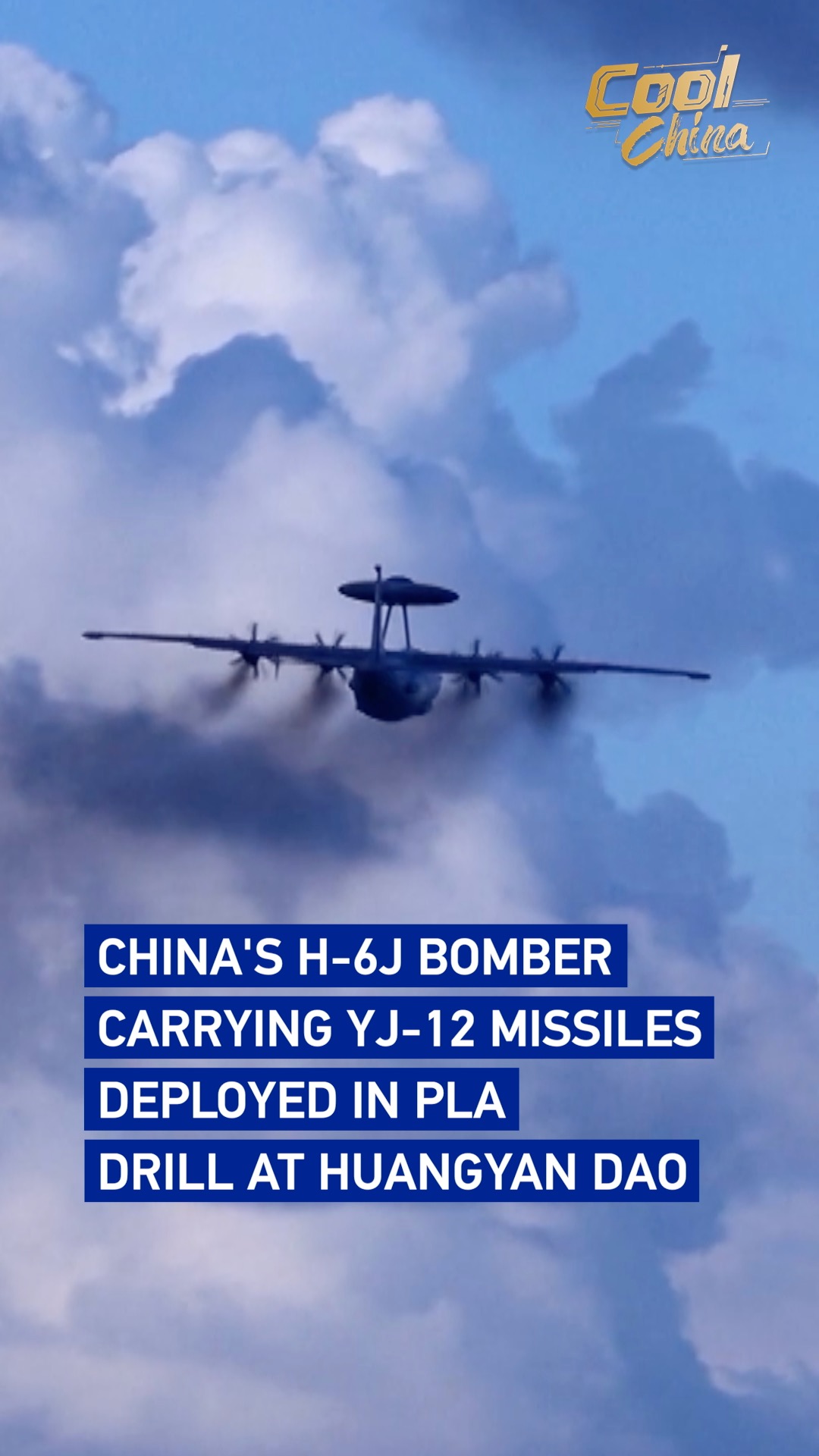 China's H-6J bomber carrying YJ-12 missiles deployed in PLA drill