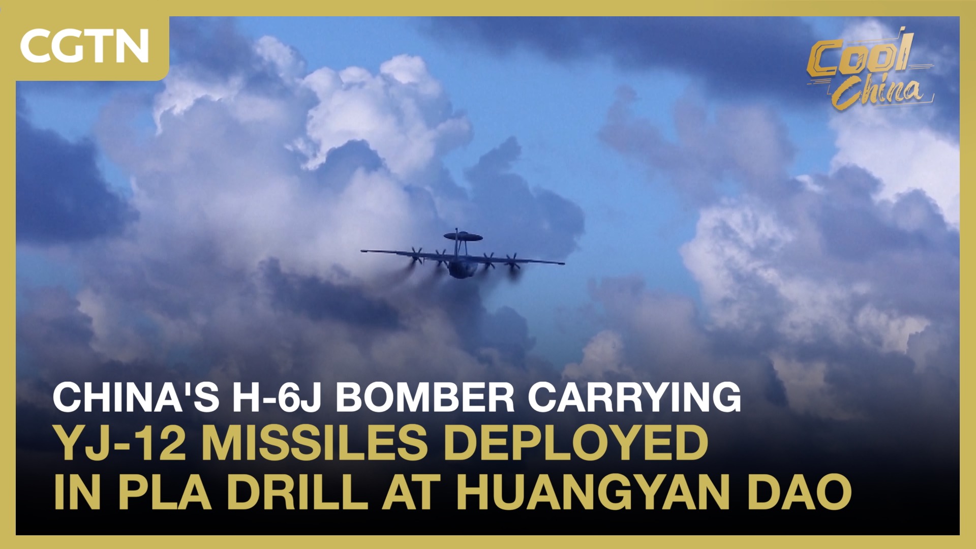 China's H-6J bomber carrying YJ-12 missiles deployed in PLA drill