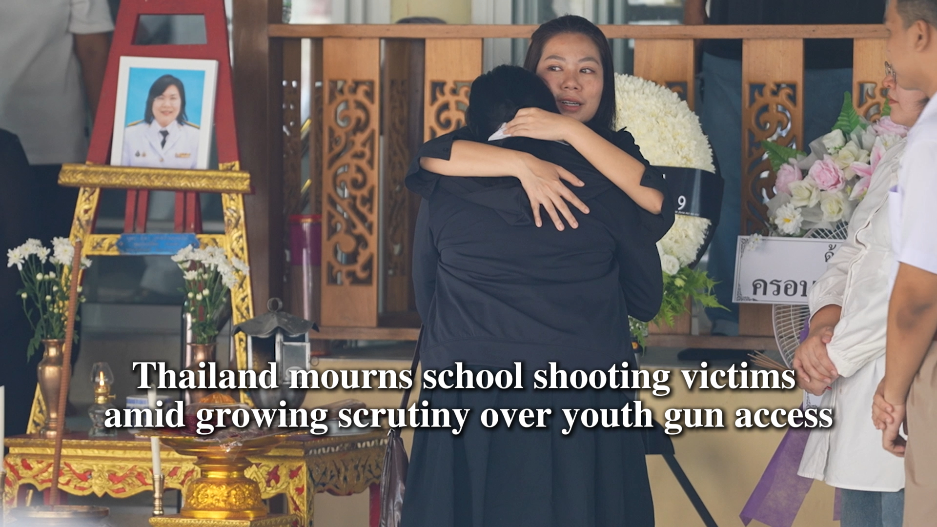 Thailand mourns school shooting victims amid scrutiny over gun access