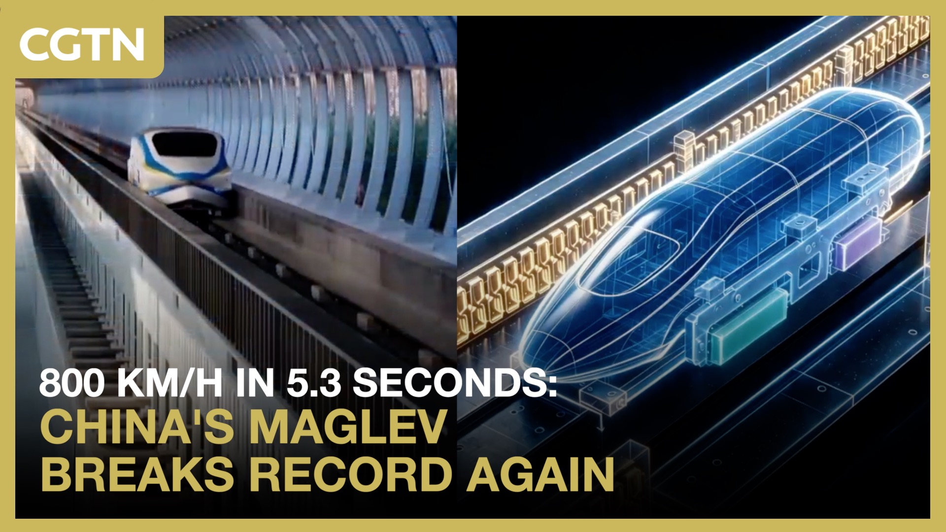 800 km/h in 5.3 seconds: China's maglev sets another record