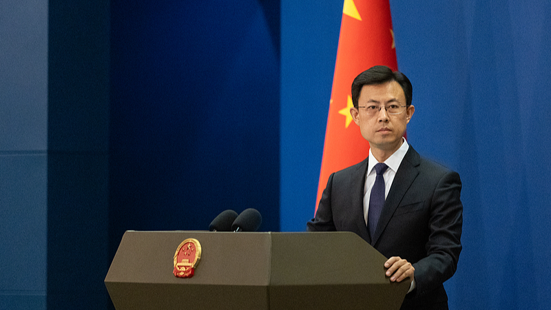 File photo of Chinese Foreign Ministry spokesperson Guo Jiakun. /VCG