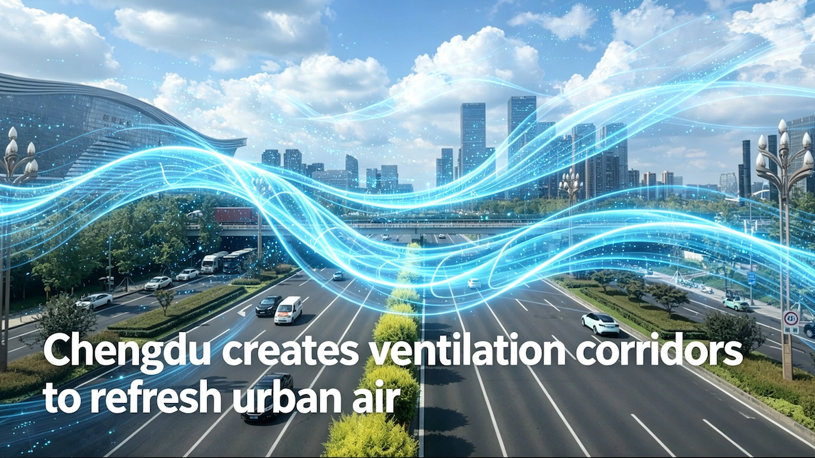 Chengdu creates ventilation corridors to refresh urban air