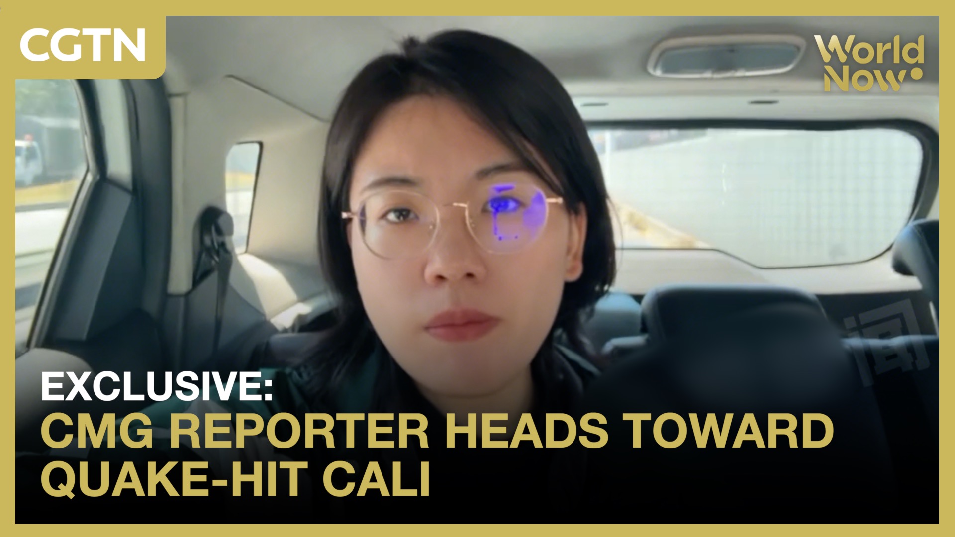 Exclusive: CMG reporter heads toward quake-hit Cali