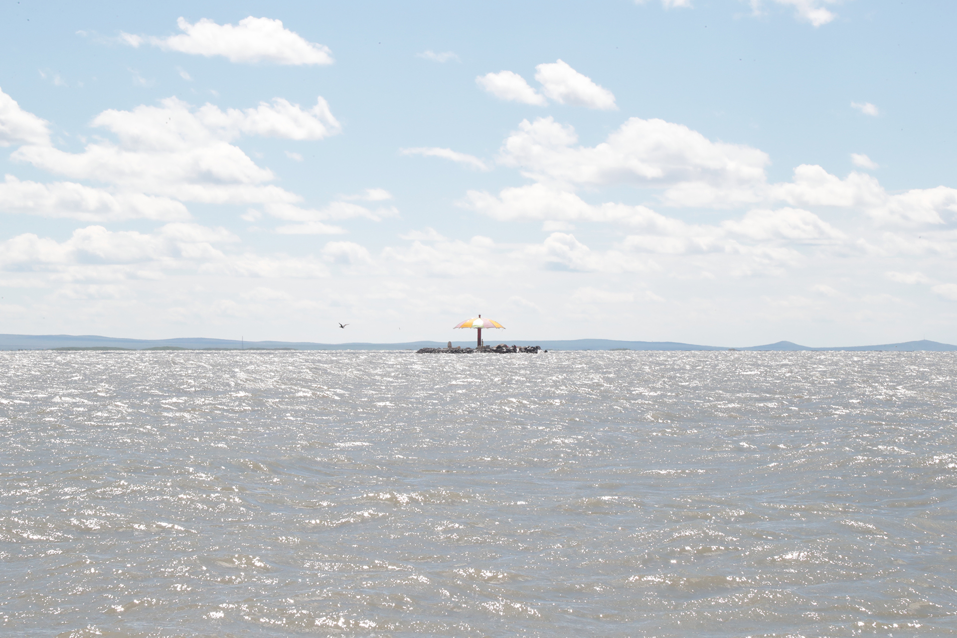 A view of Hulun Lake in Hulunbuir, Inner Mongolia. /CGTN