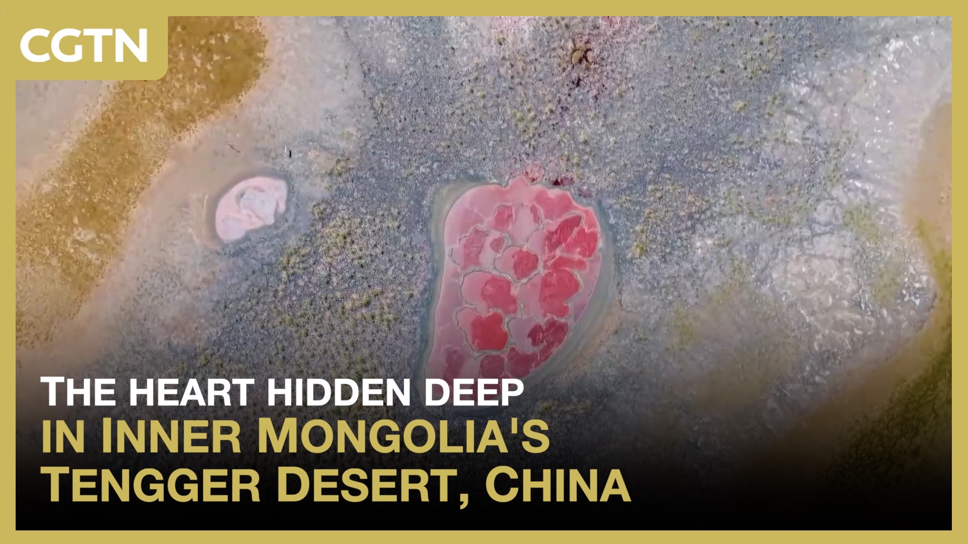 The heart hidden deep in Inner Mongolia's Tengger Desert, China