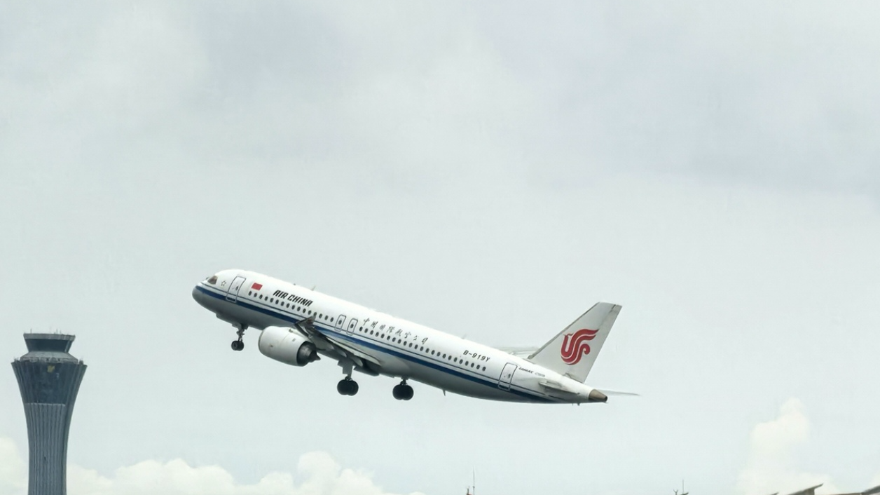 China's homegrown C919 jet begins first intl. commercial flights