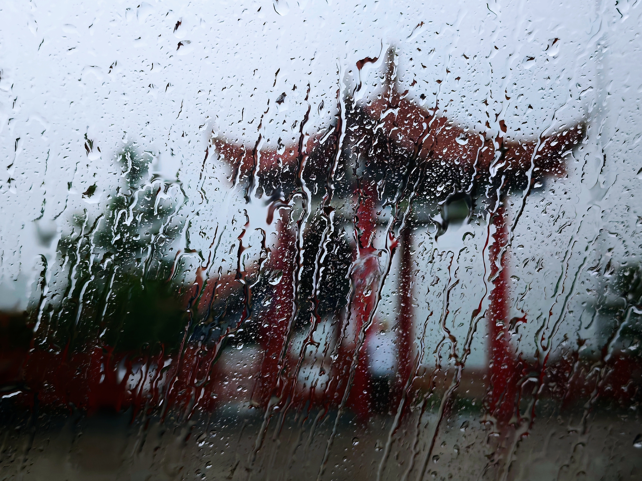 Rainstorm hits Huaibei, Anhui Province, east China, August 10, 2026. /VCG