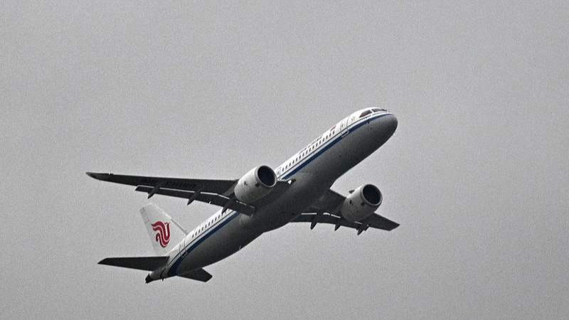 China's homegrown C919 aircraft completes 1st intl. commercial flight