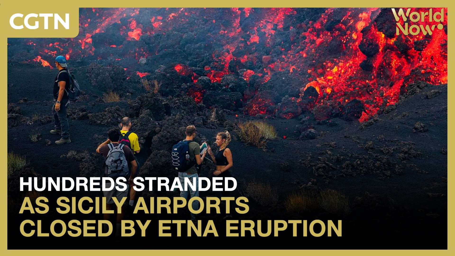 Hundreds stranded as Sicily airports closed by Etna eruption