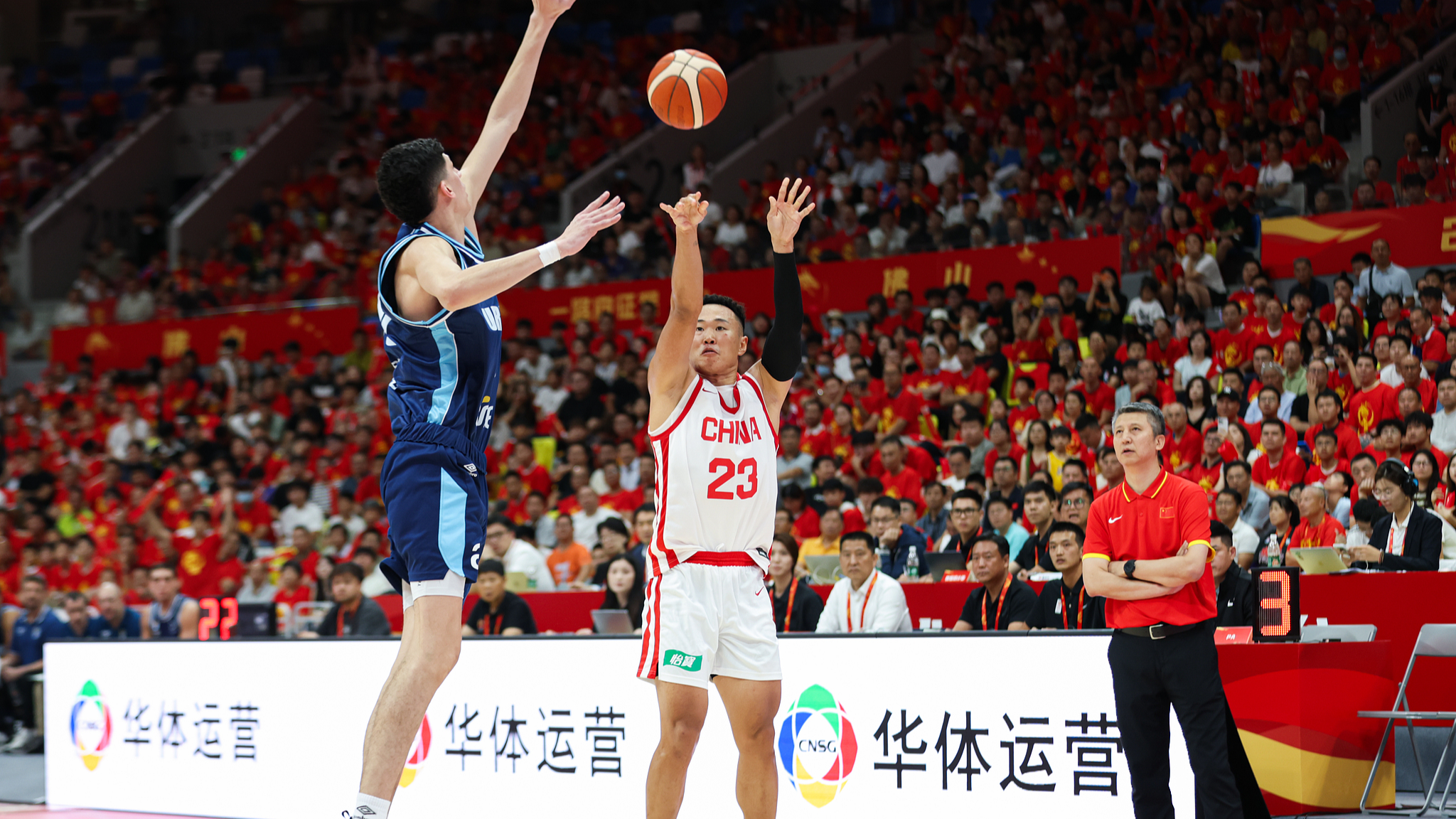 China begins warm-up series with 83-78 win over Uruguay in Foshan