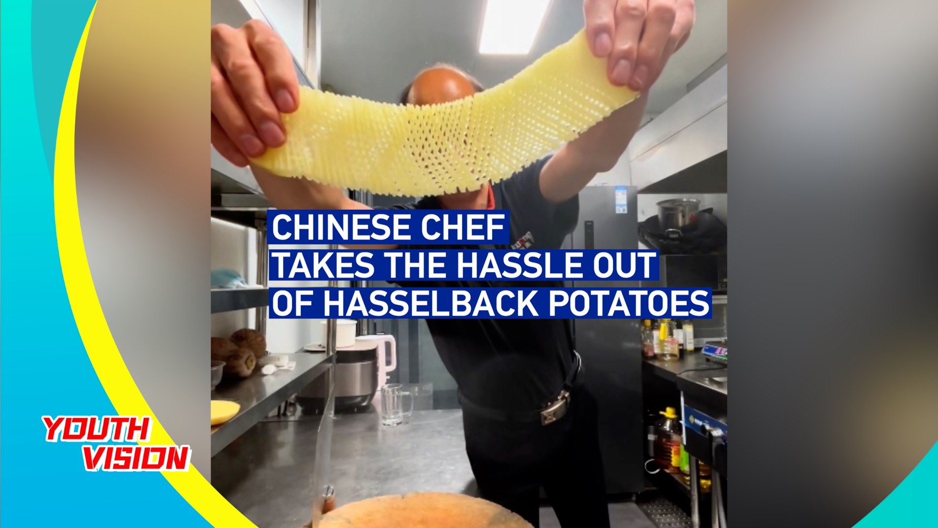 Chinese chef takes the hassle out of Hasselback potatoes