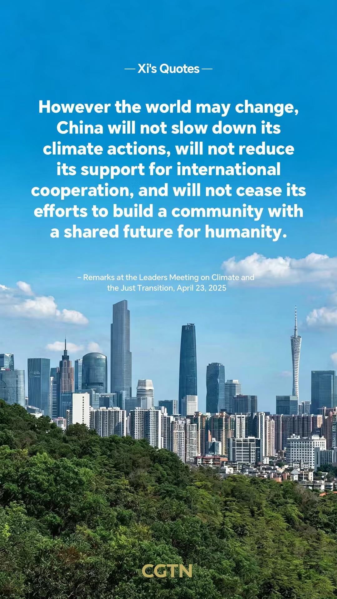 President Xi Jinping's key quotes on ecological protection