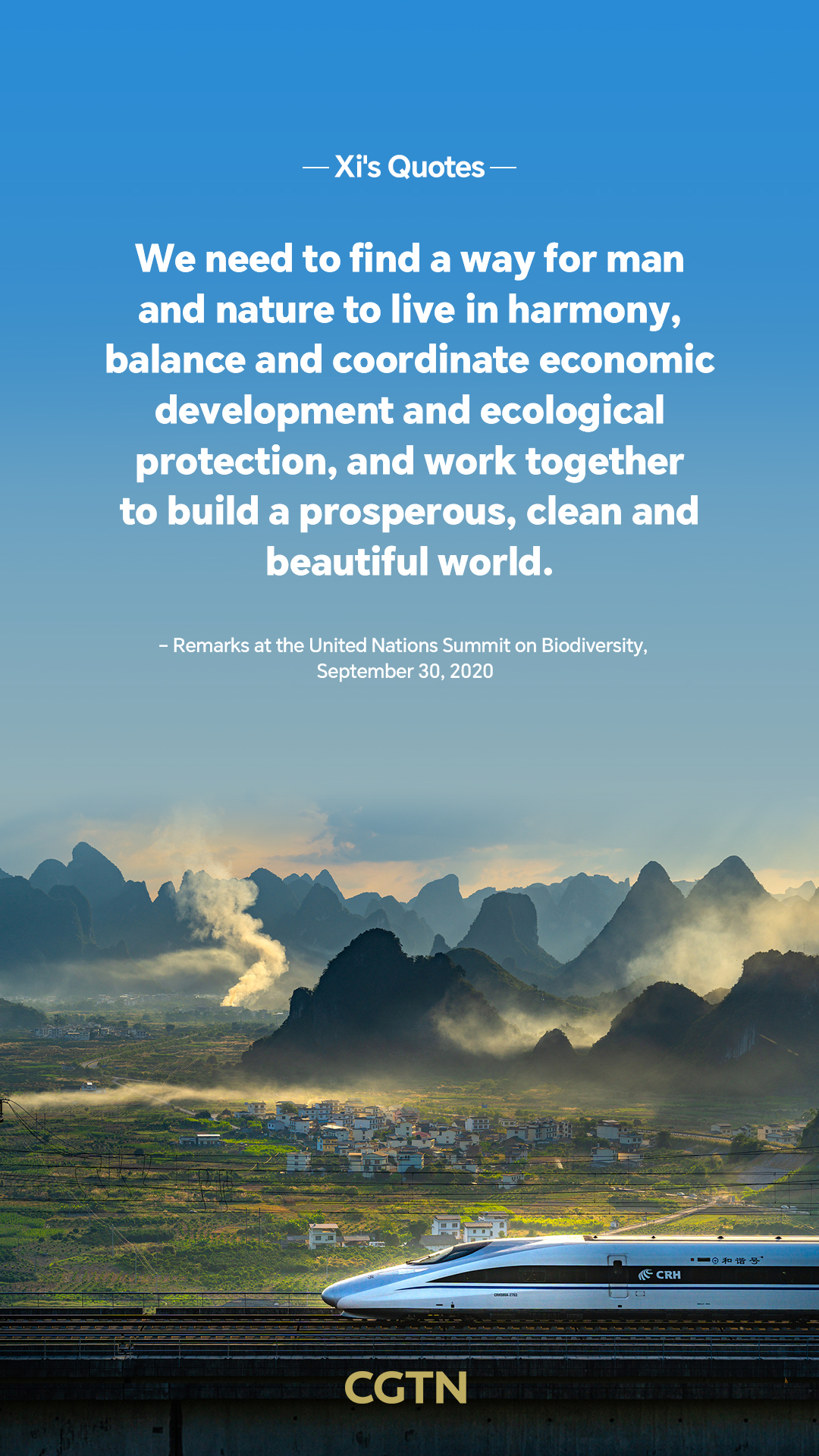 President Xi Jinping's key quotes on ecological protection
