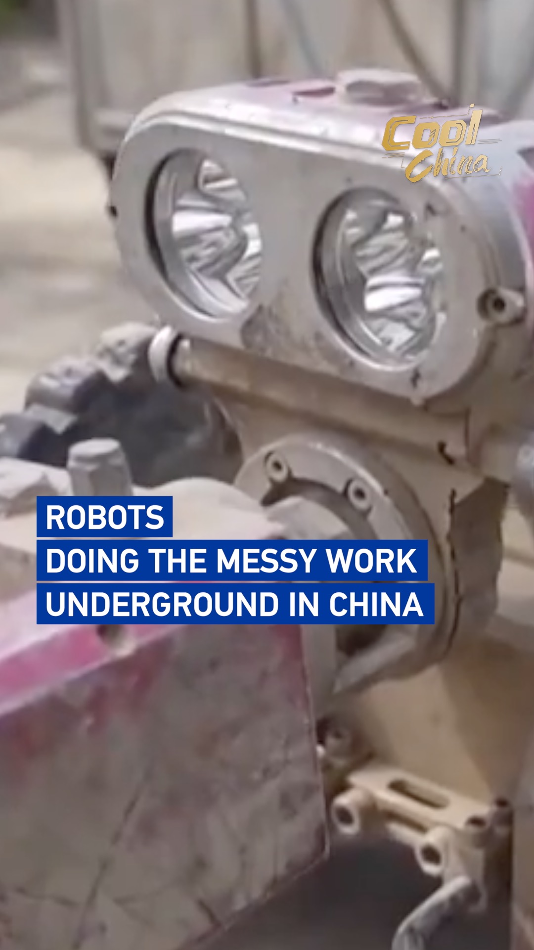 Robots take on messy underground work in China