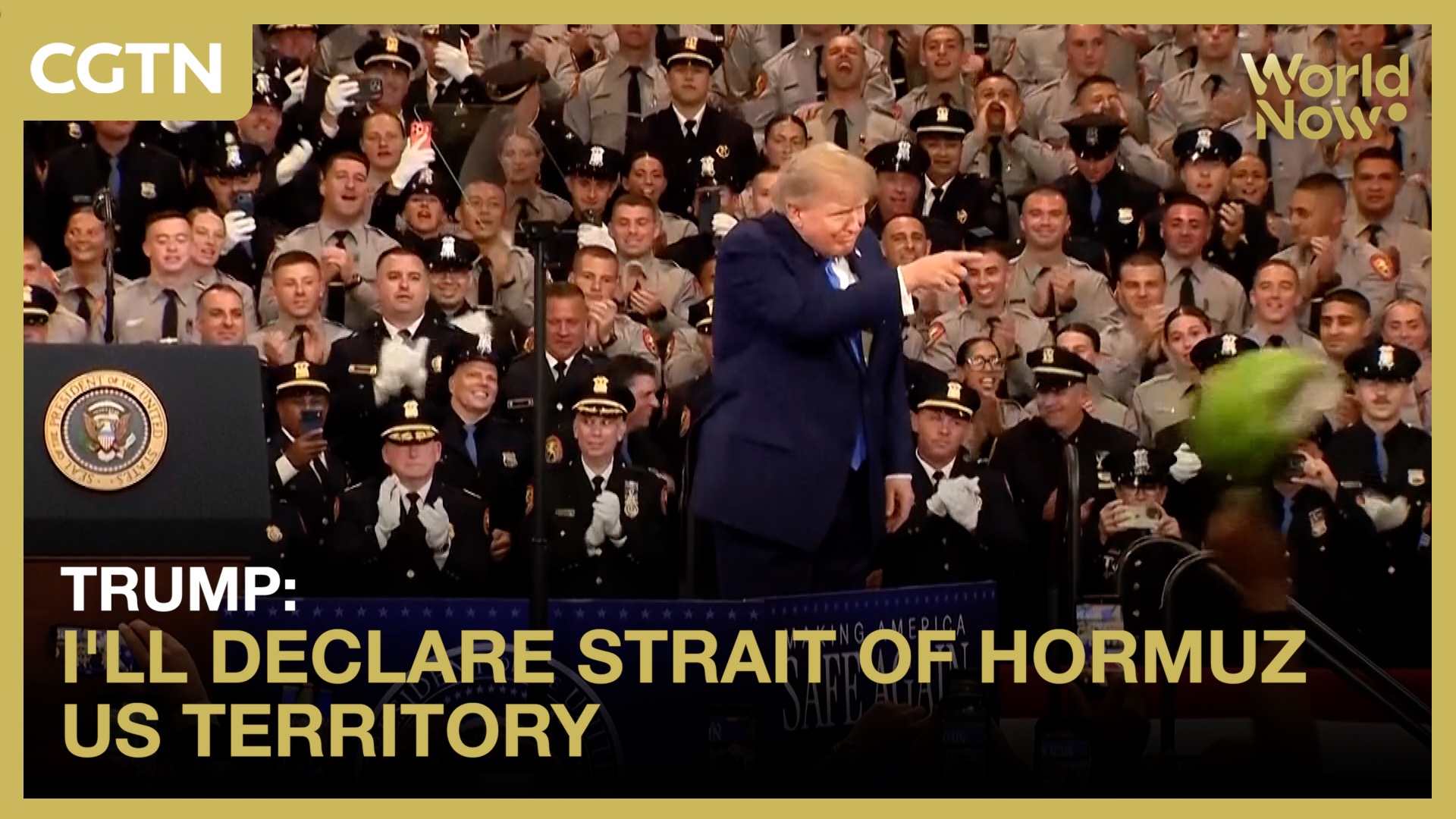 Trump: I'll declare Strait of Hormuz US territory