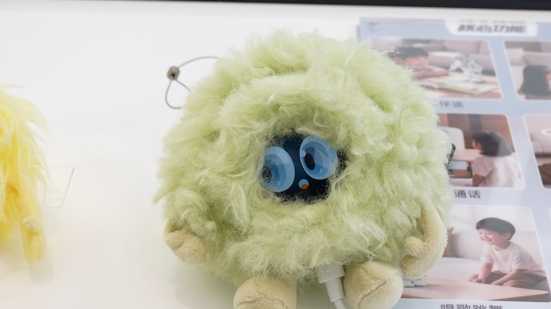 An AI-plush toy is seen at the Huaqiangbei market in Shenzhen, south China's Guangdong Province, August 12, 2026. /CGTN
