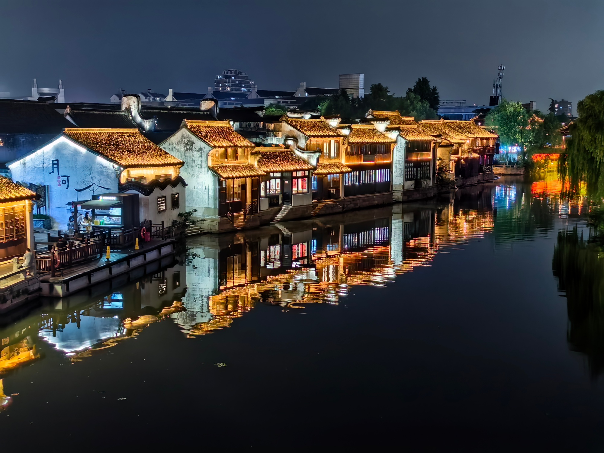 Yuehe Ancient Street is seen in Jiaxing, east China's Zhejiang Province on June 25, 2026. /CGTN