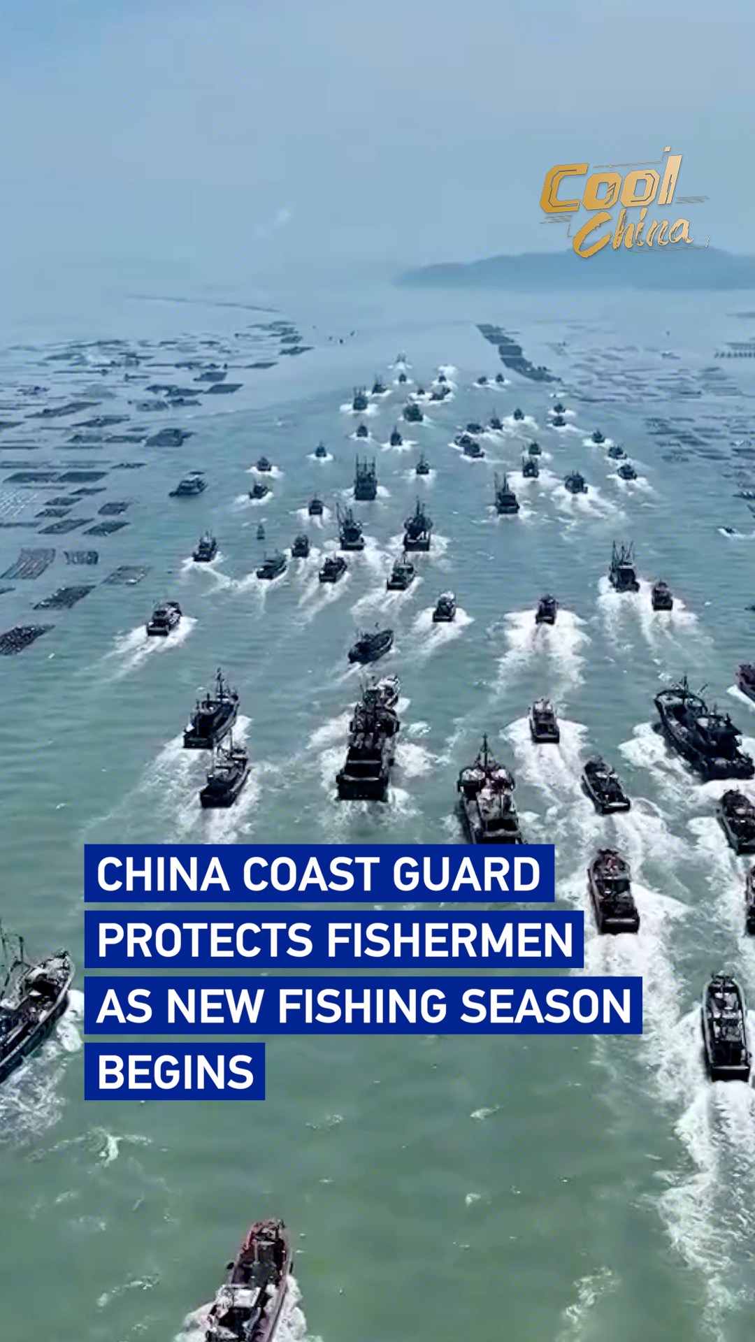 China Coast Guard protects fishermen as new fishing season begins