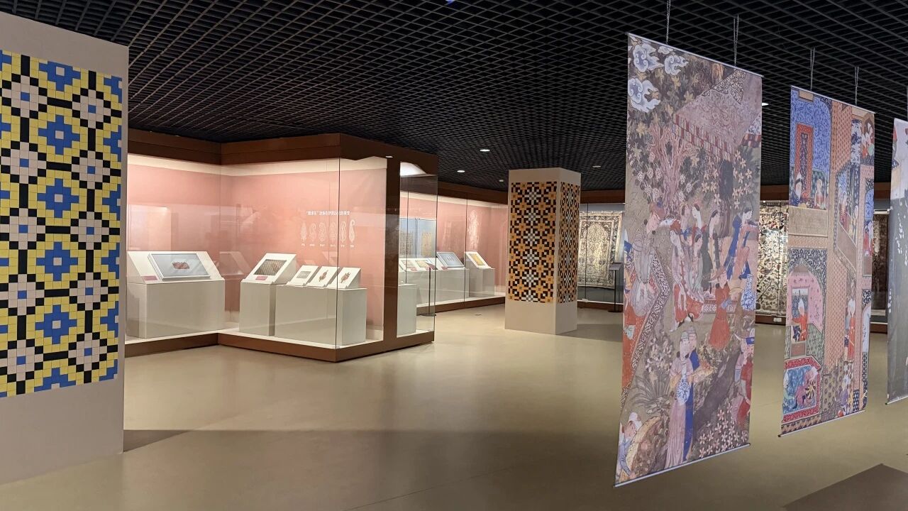 One hundred and fifty-one sets of Iranian artifacts are displayed at the Lvshun Museum in Dalian City, northeast China's Liaoning Province, June 30, 2026. /Lvshun Museum