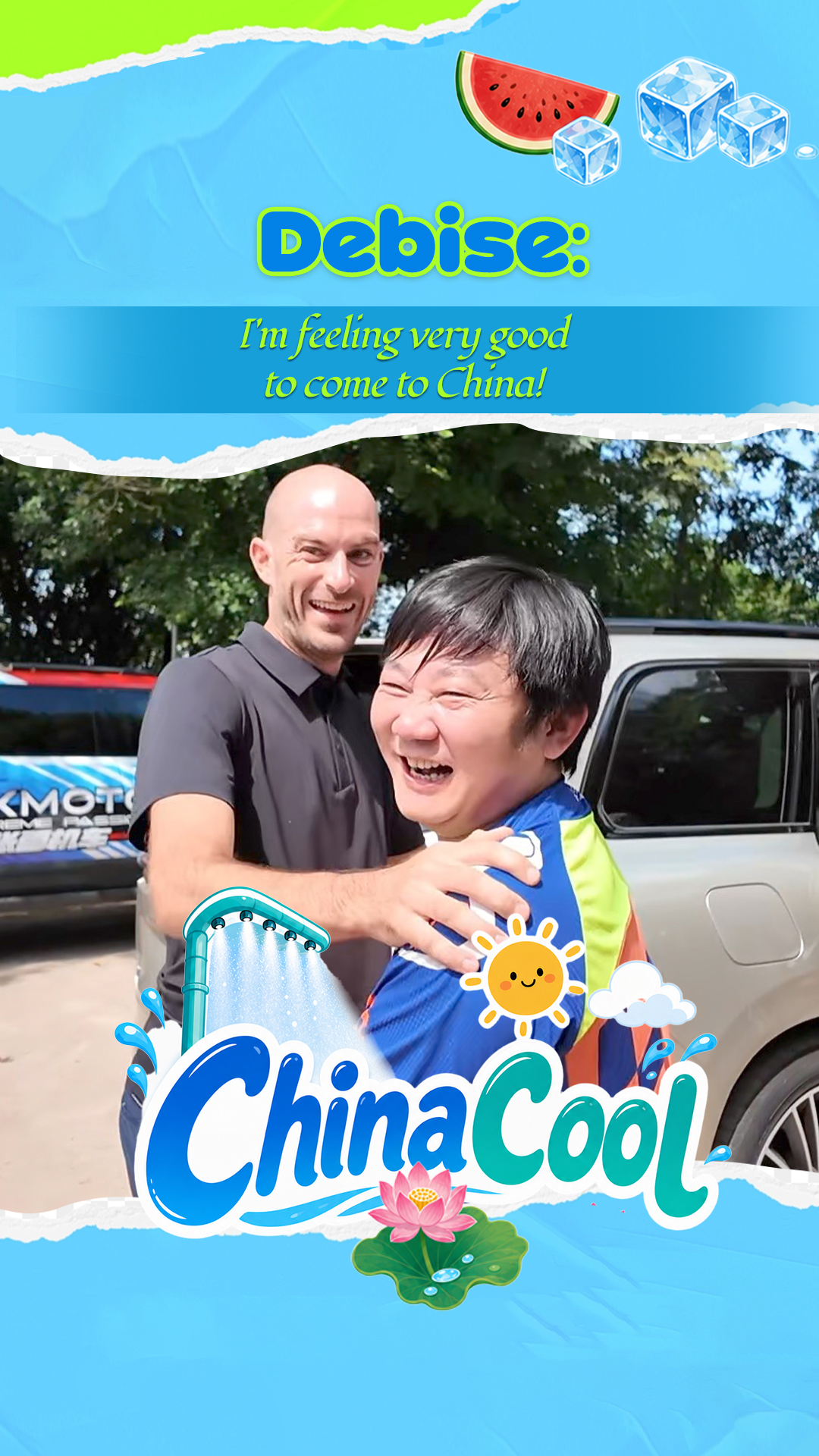 Debise: I'm feeling very good to come to China!