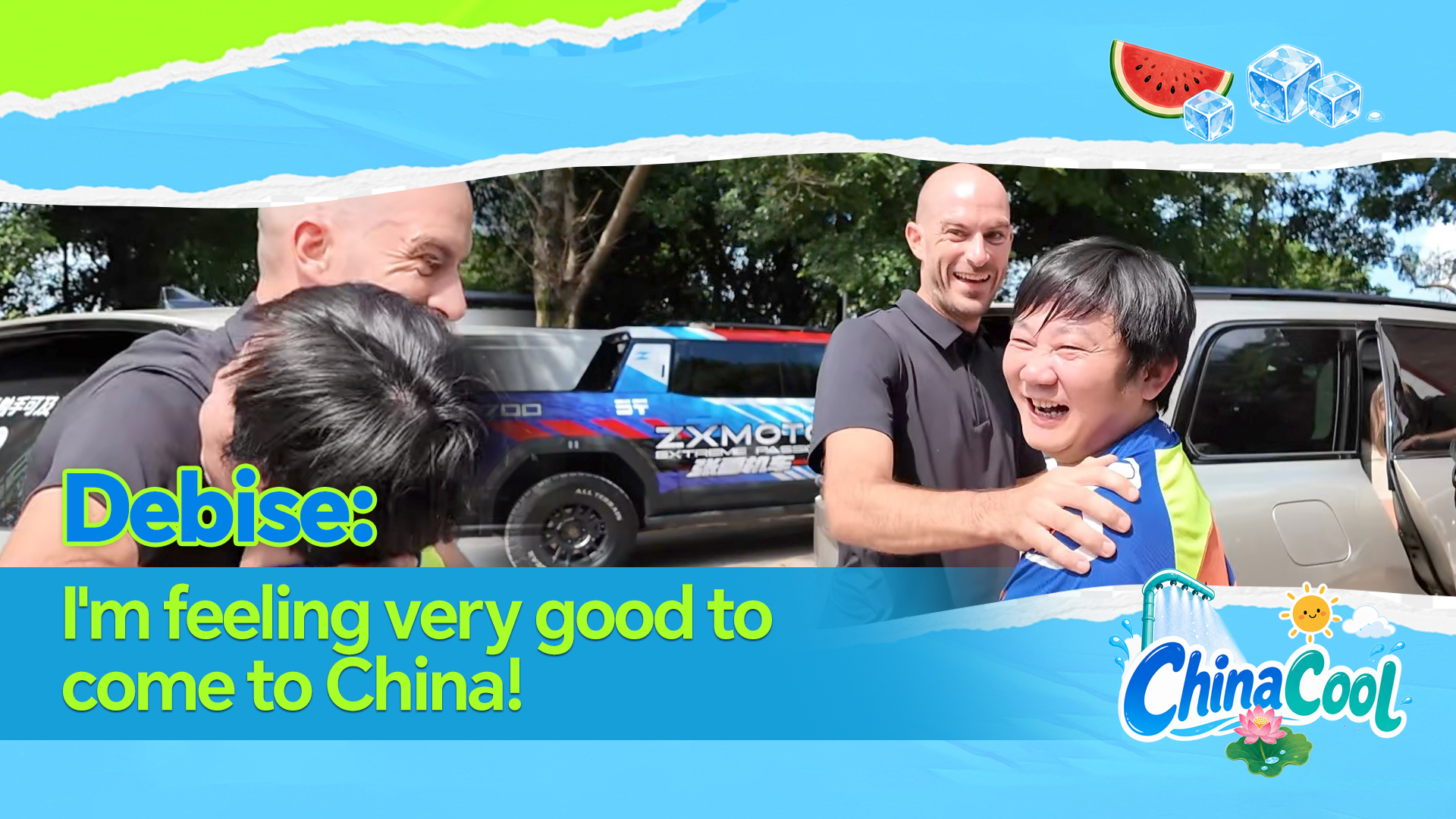 Debise: I'm feeling very good to come to China!