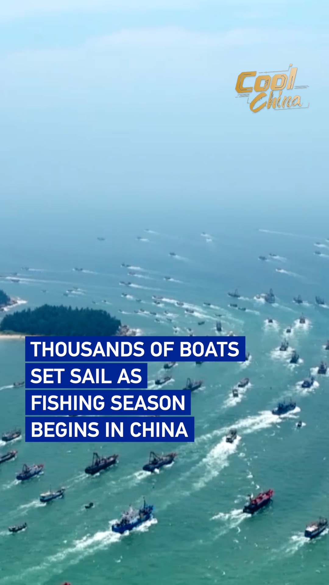 Thousands of boats set sail as fishing season begins in China