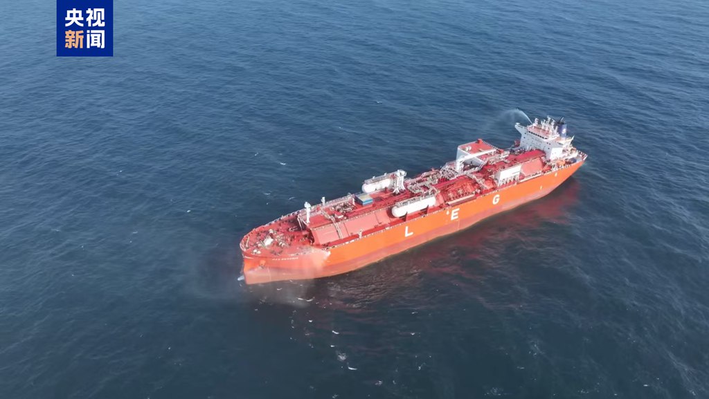 The China-made ultra-large ethane-ethylene carrier. /CMG