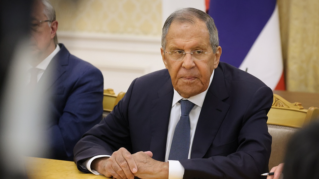 A file photo of Russian Foreign Minister Sergei Lavrov. /VCG