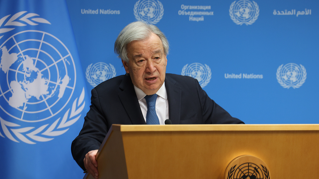 A file photo of UN Secretary-General Antonio Guterres. /VCG