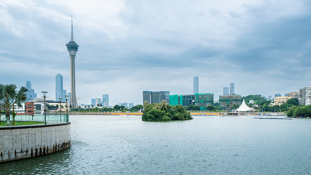 A view of the Nam Van Lake in the Macao Special Administrative Region, China, July 26, 2026. /VCG