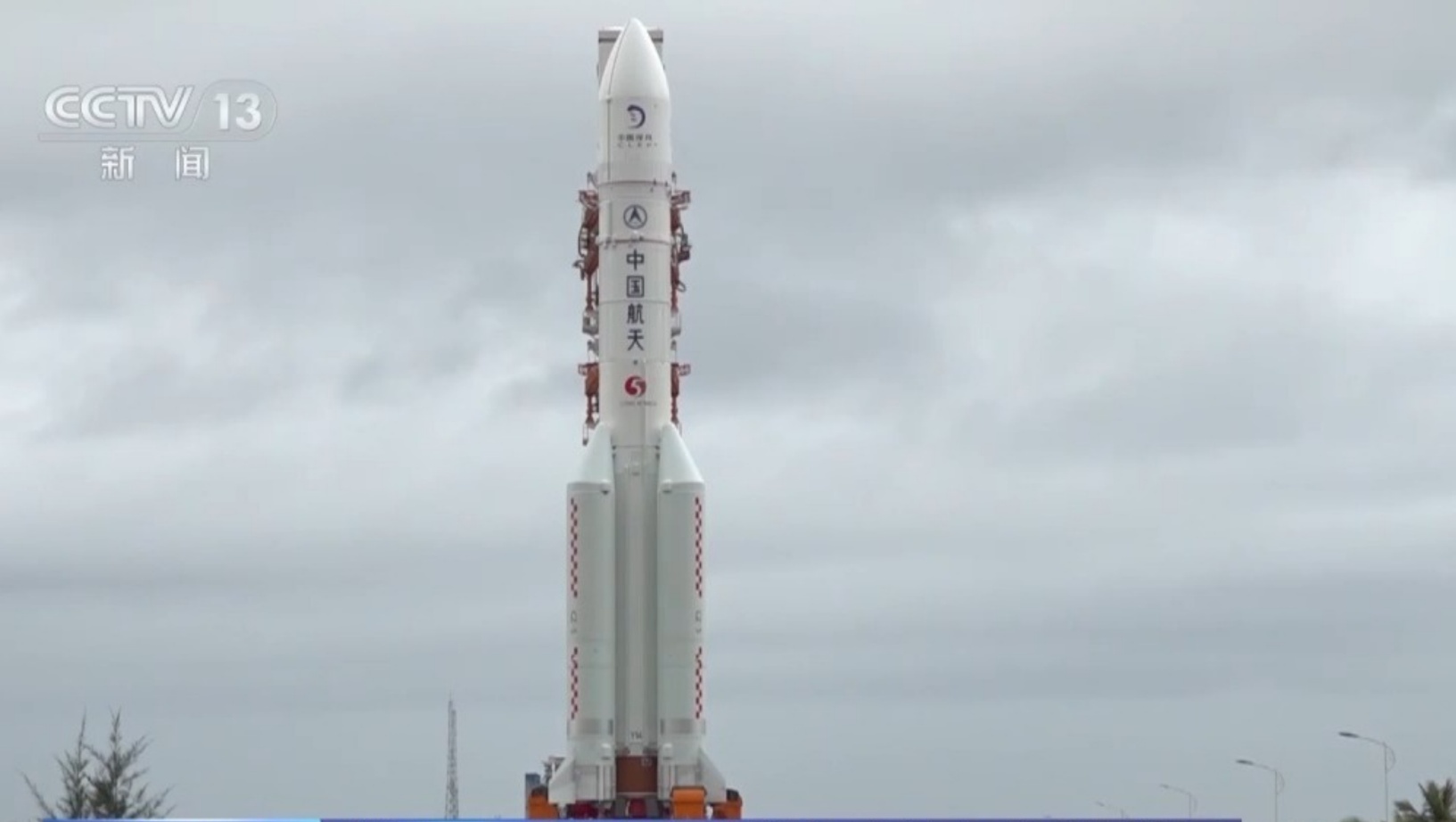 Chang'e-7 Lunar Probe completed related work in the technical area of the Wenchang Spacecraft Launch Site in south China's Hainan Province, August 19, 2026. /CMG