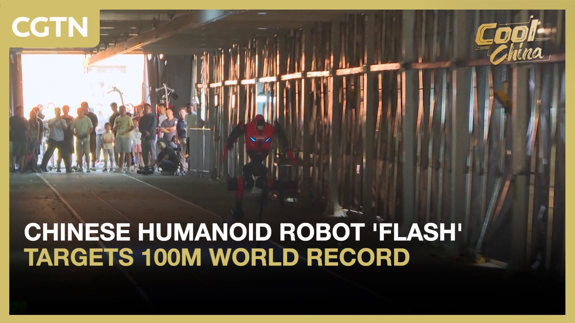 Chinese humanoid robot 'Flash' targets 100m world record
