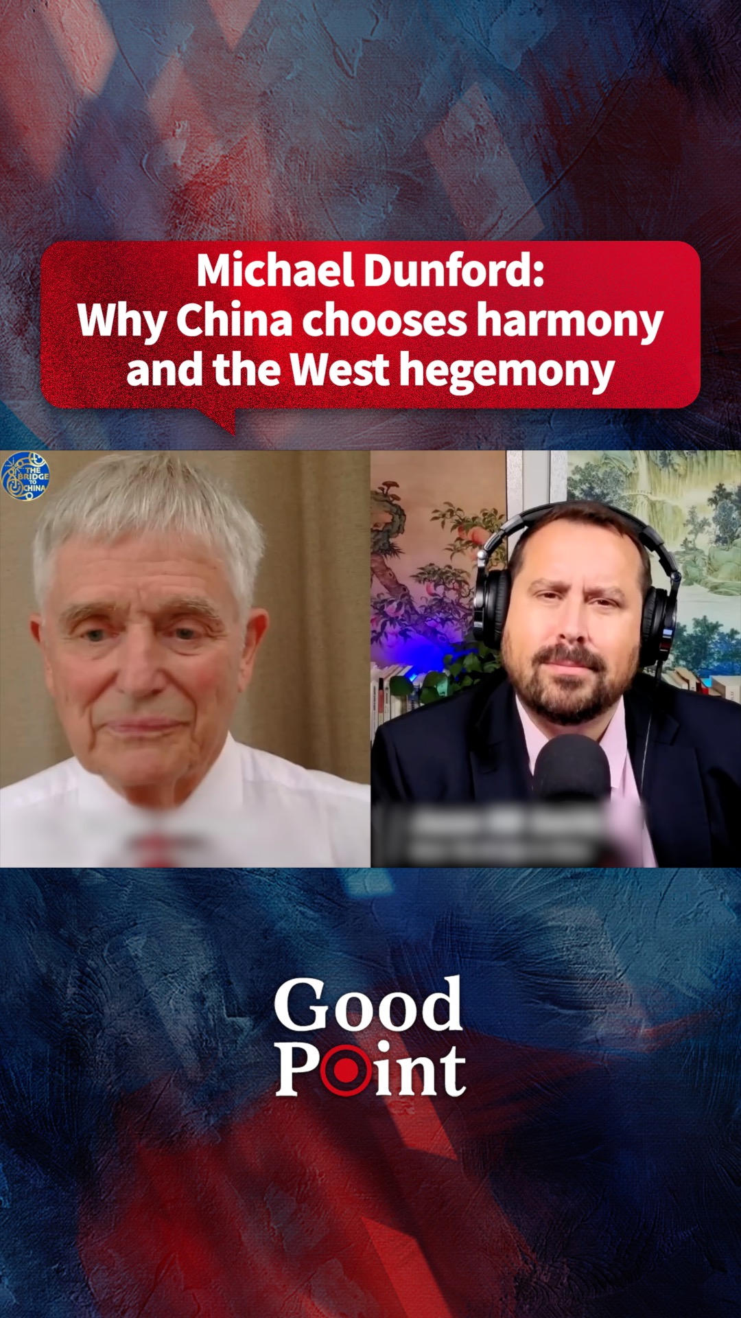 Michael Dunford: Why China chooses harmony and the West hegemony