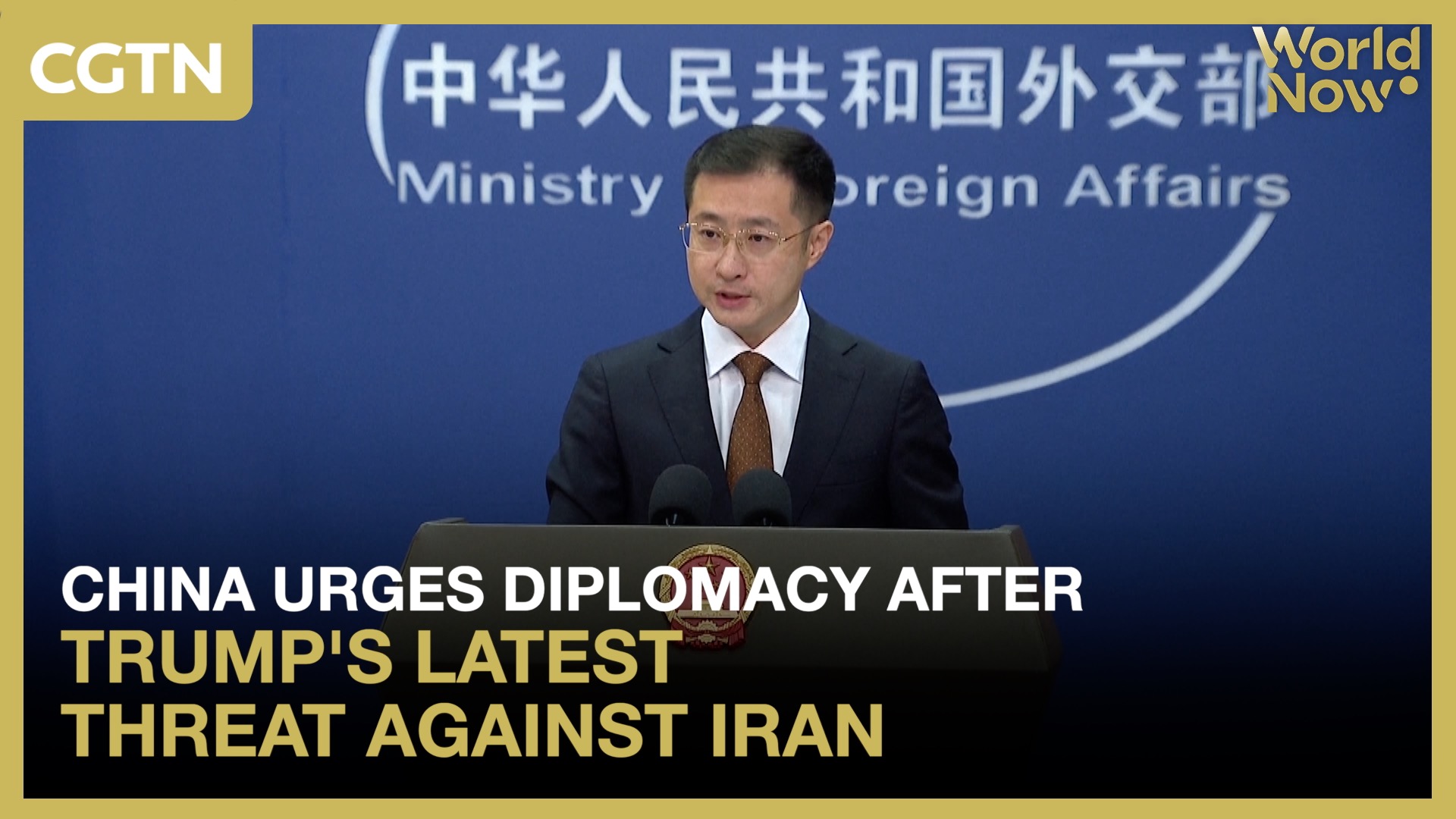 China urges diplomacy after Trump's latest threat against Iran