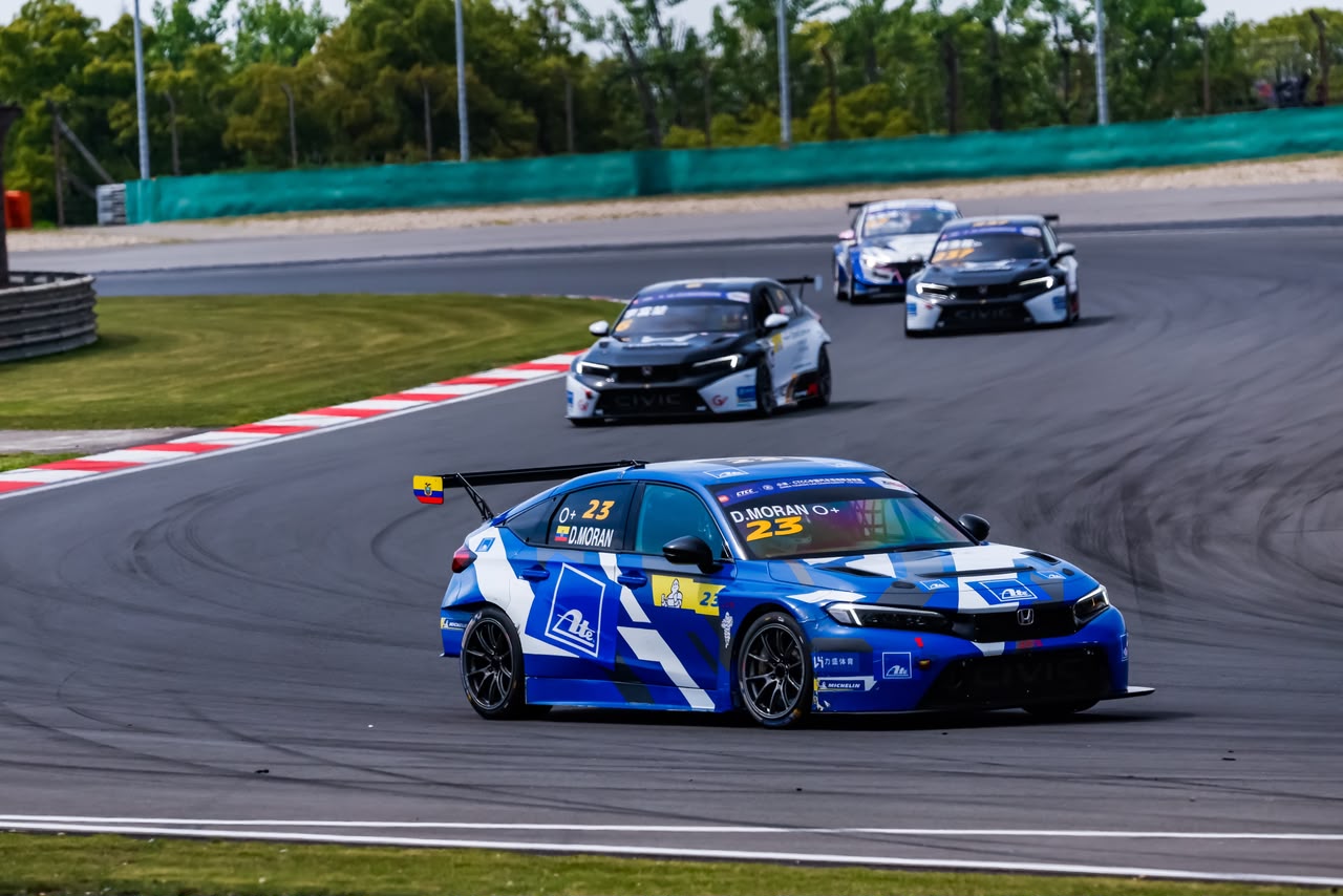 Moran scored his first post in TCR China during Round 2 in Shanghai. /Supplied