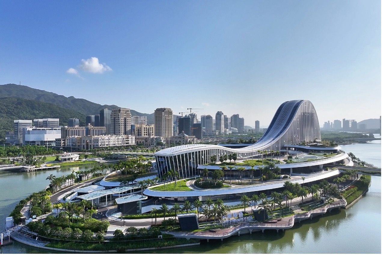 Tianmu Qintai, a landmark development in the Guangdong-Macao In-Depth Cooperation Zone in Hengqin, Zhuhai, Guangdong Province, China, July 23, 2026. /VCG