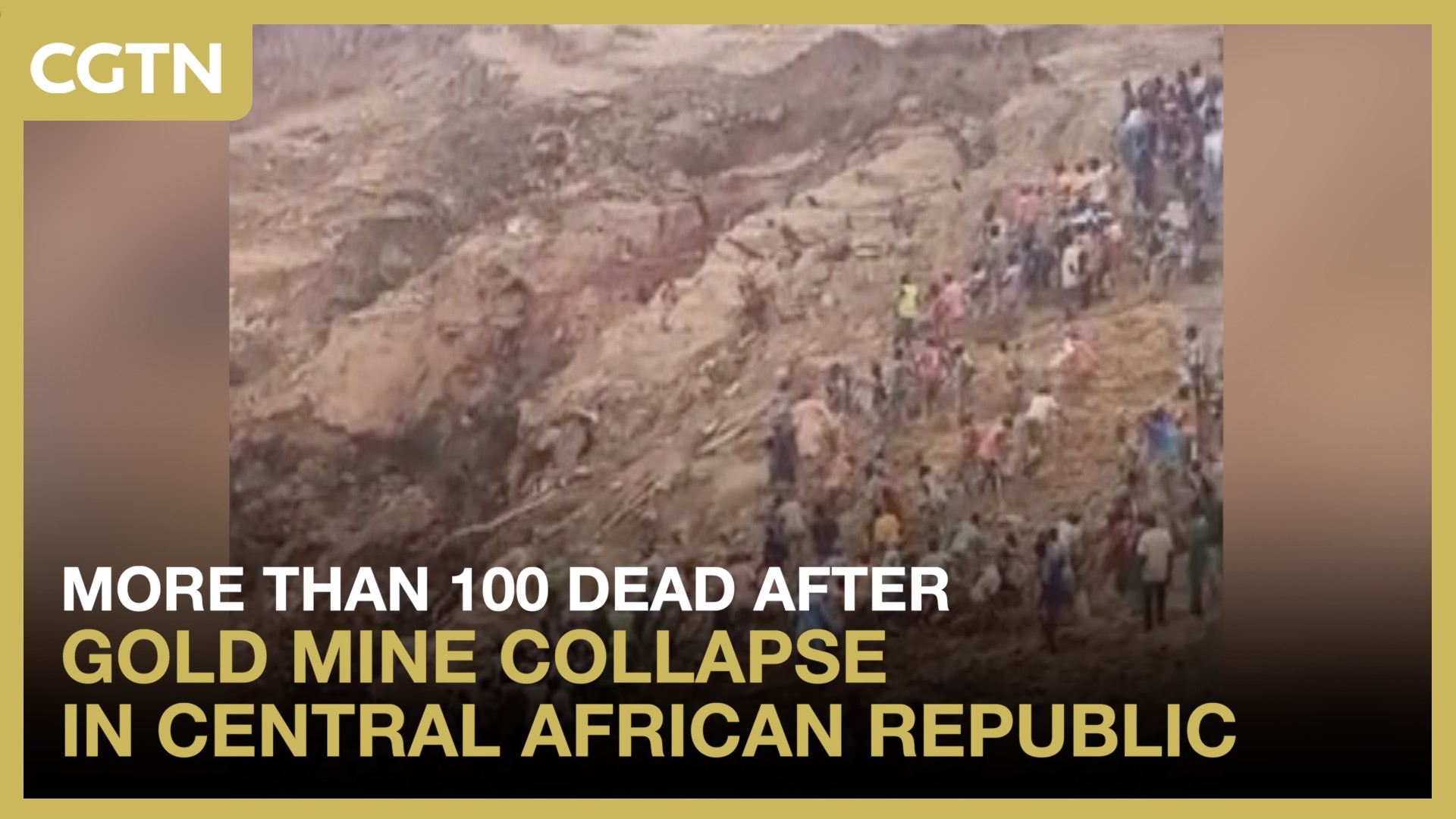 More than 100 dead in gold mine collapse in Central African Republic