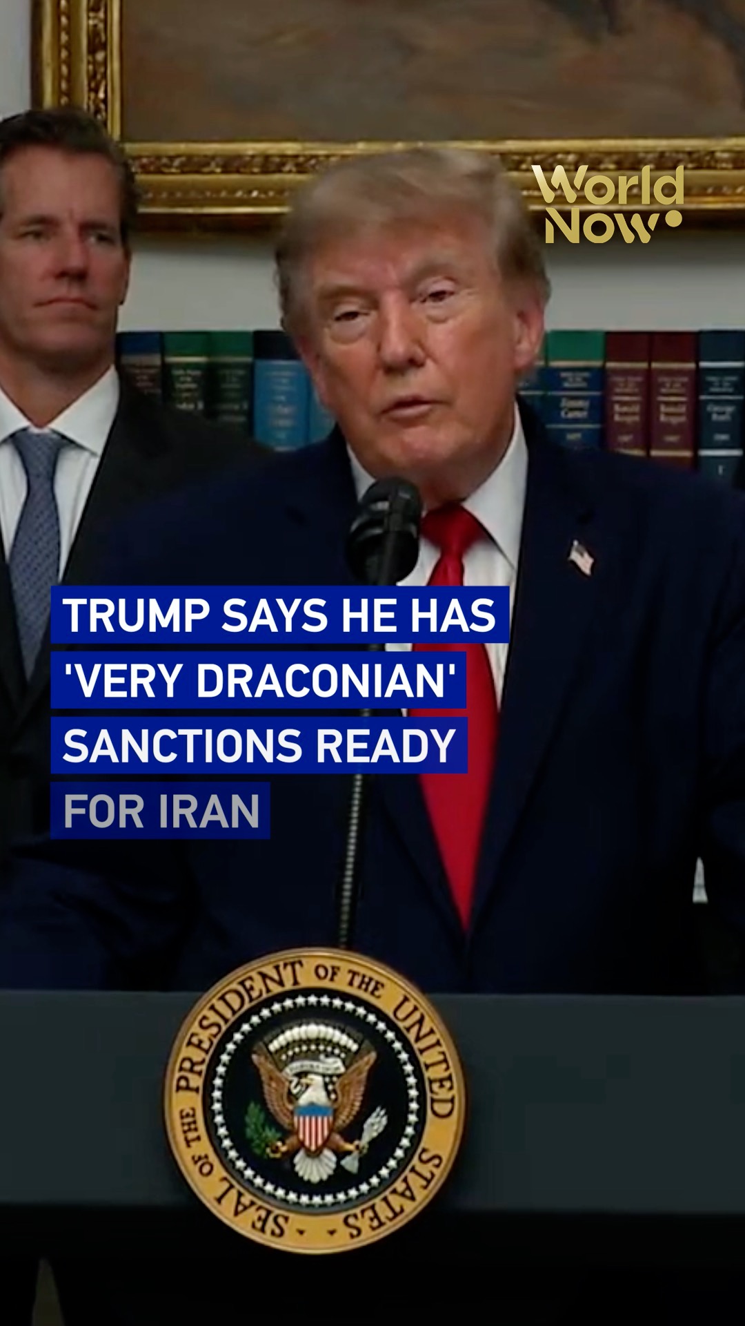 Trump says he has 'very draconian' sanctions ready for Iran