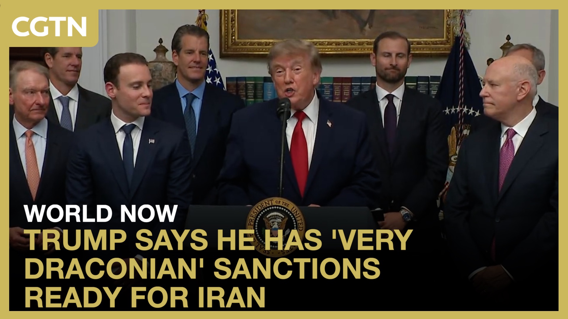 Trump says he has 'very draconian' sanctions ready for Iran