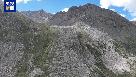 Rock glacier in Jiali County, Nagqu City, Xizang Autonomous Region, China. /CMG