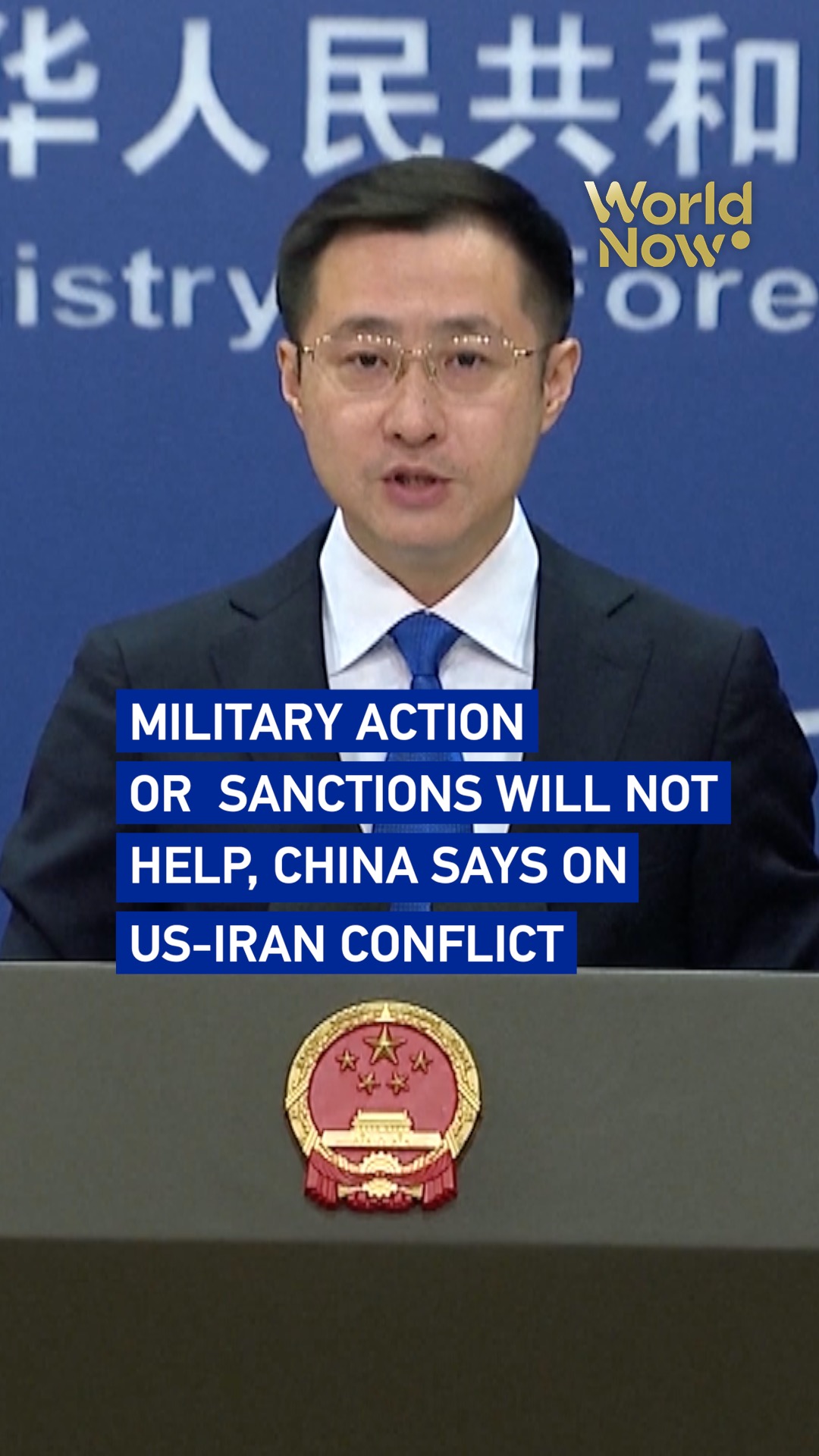 China says neither sanctions nor force will solve US-Iran conflict
