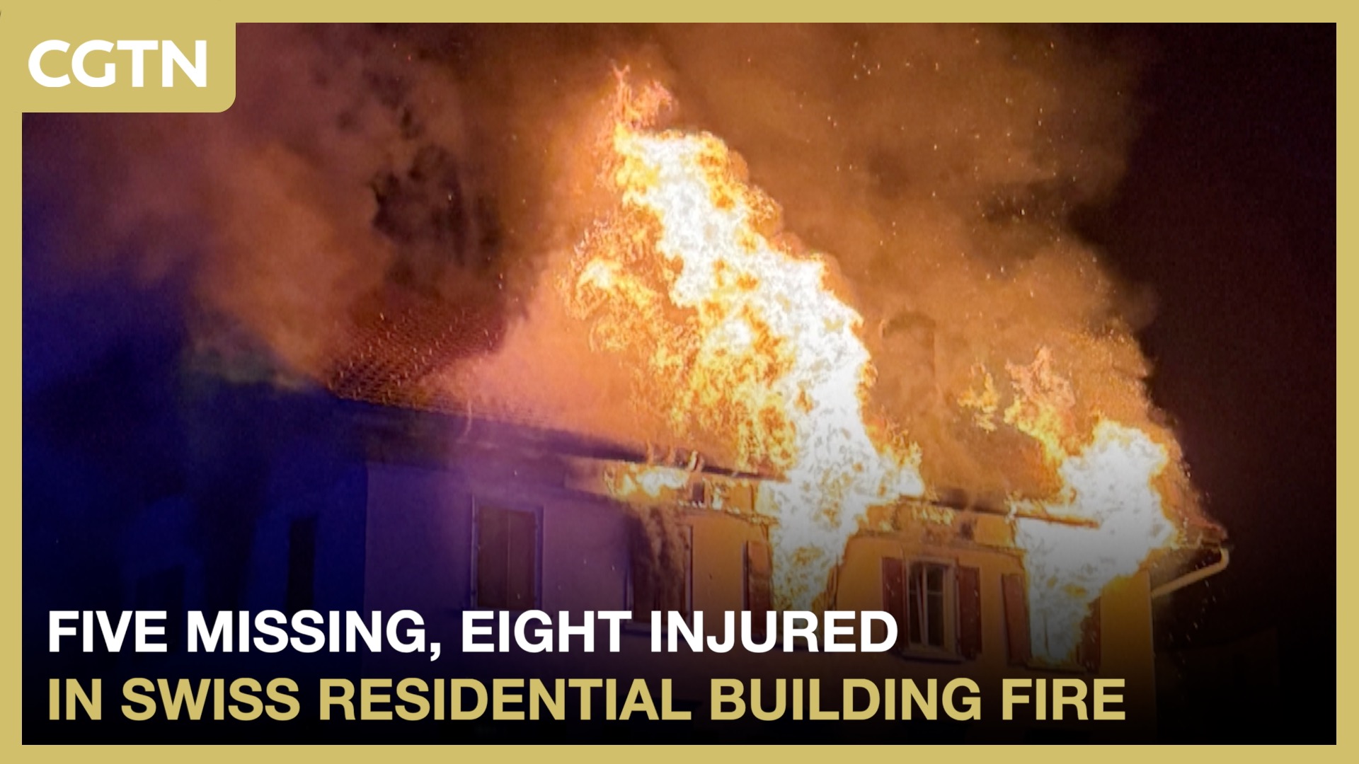 Five missing, eight injured in Swiss residential building fire