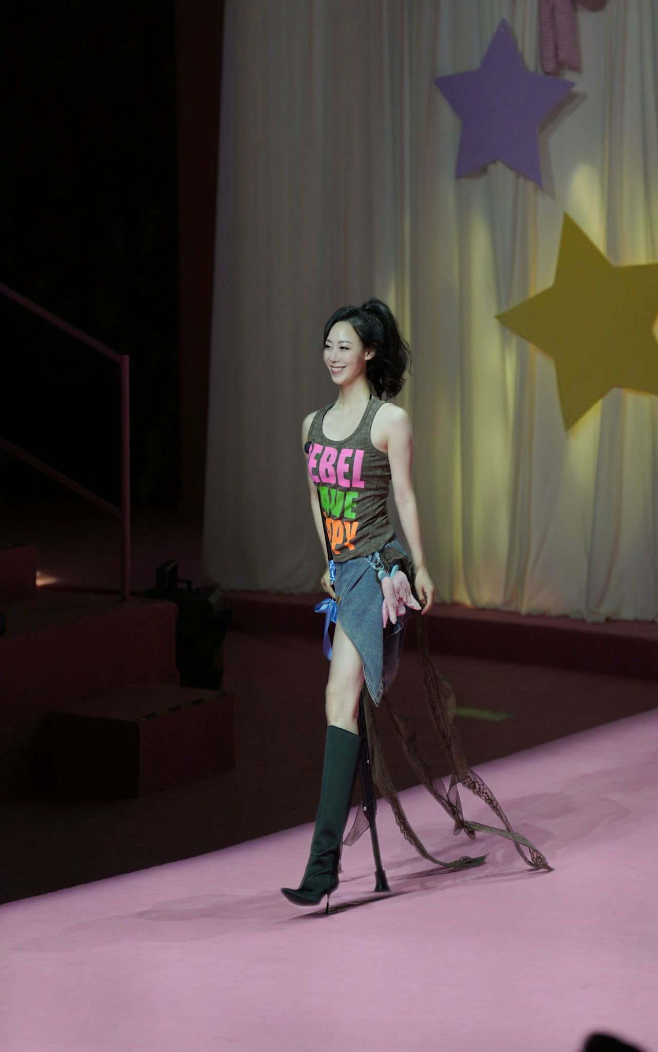 Erma Ayi recently took to the runway at China Fashion Week where she was invited as a guest. /Erma Ayi