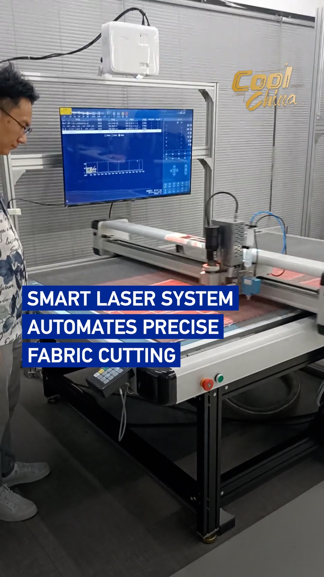 Smart laser system automates precise fabric cutting