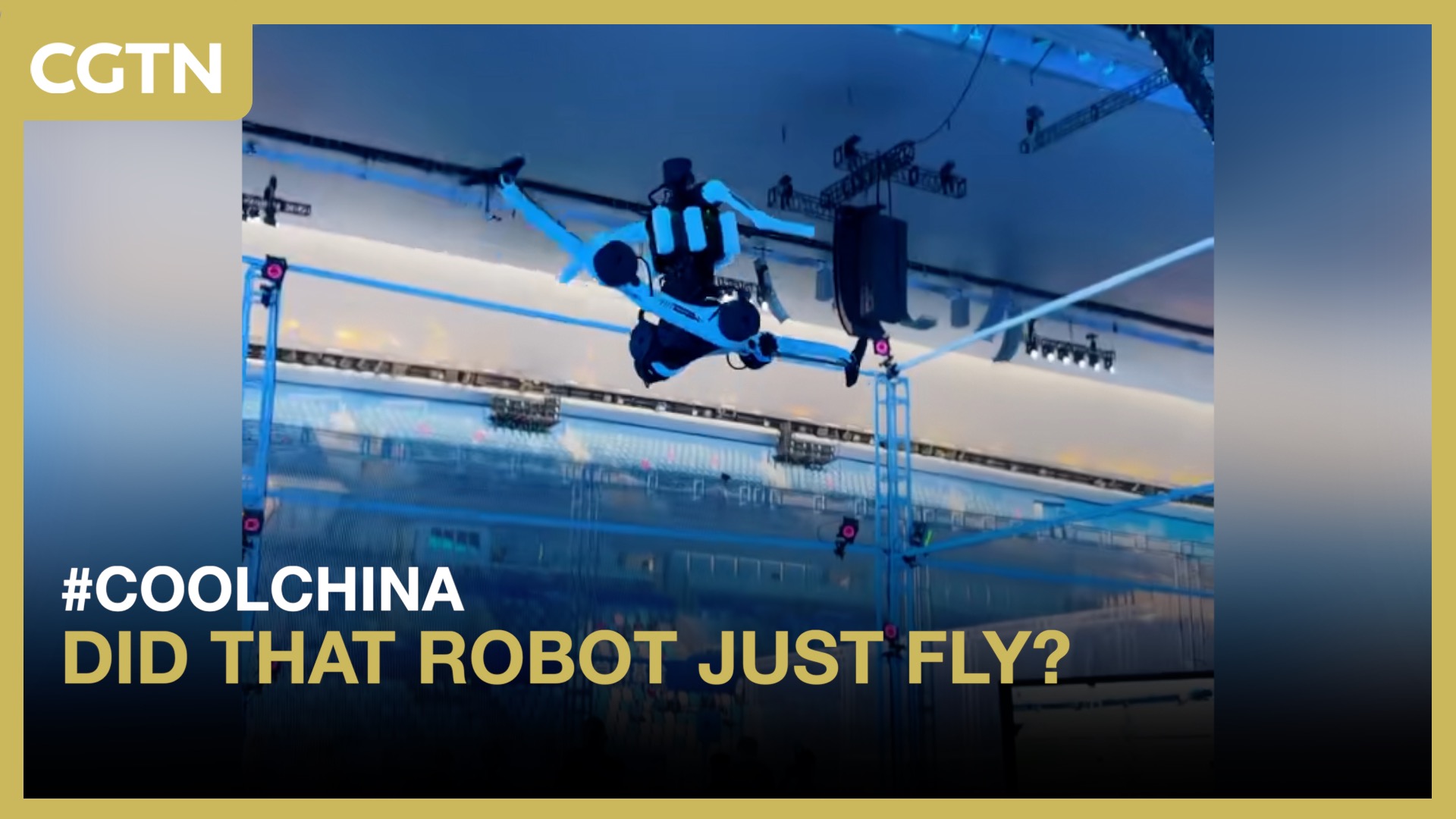 Did that robot just fly?