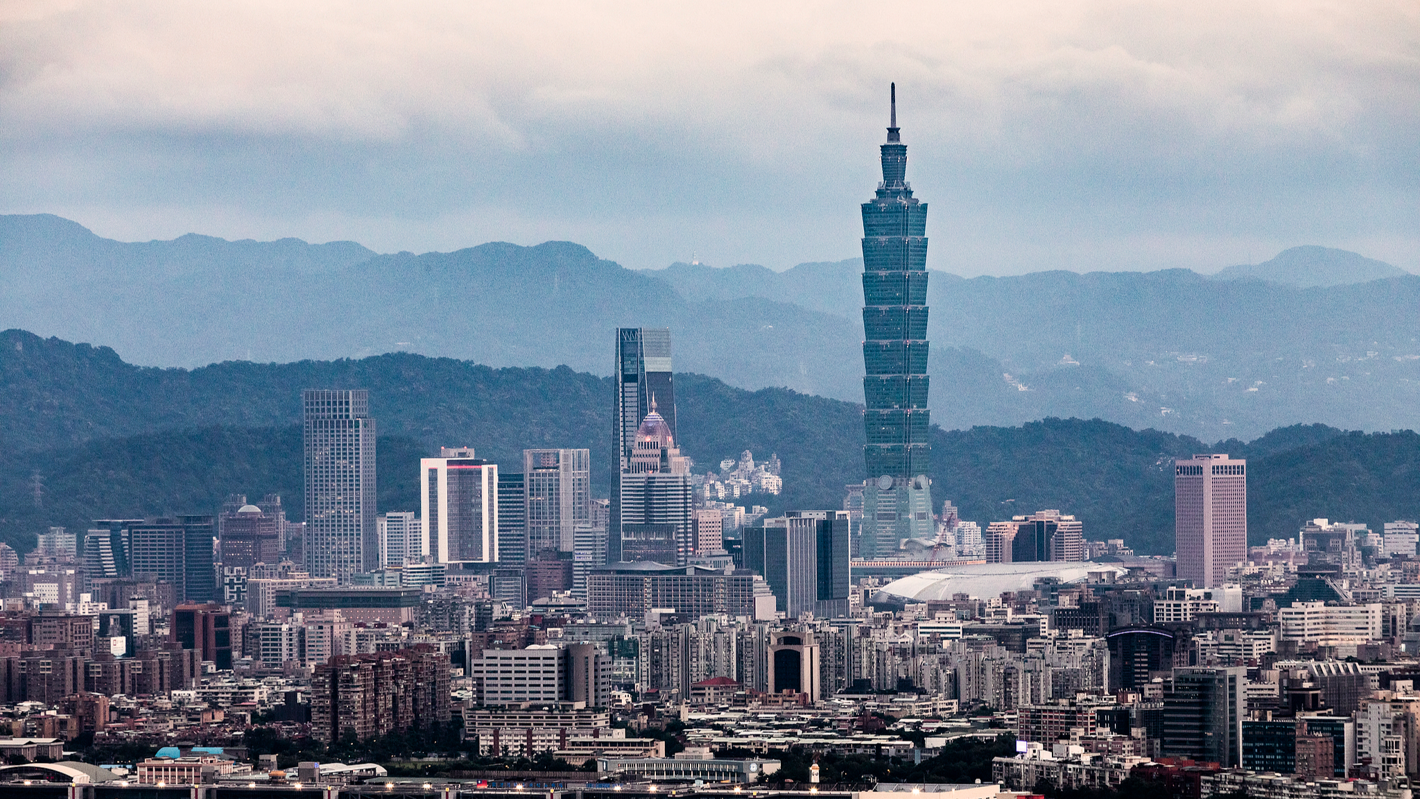 A view of Taipei, southeast China's Taiwan region. /VCG