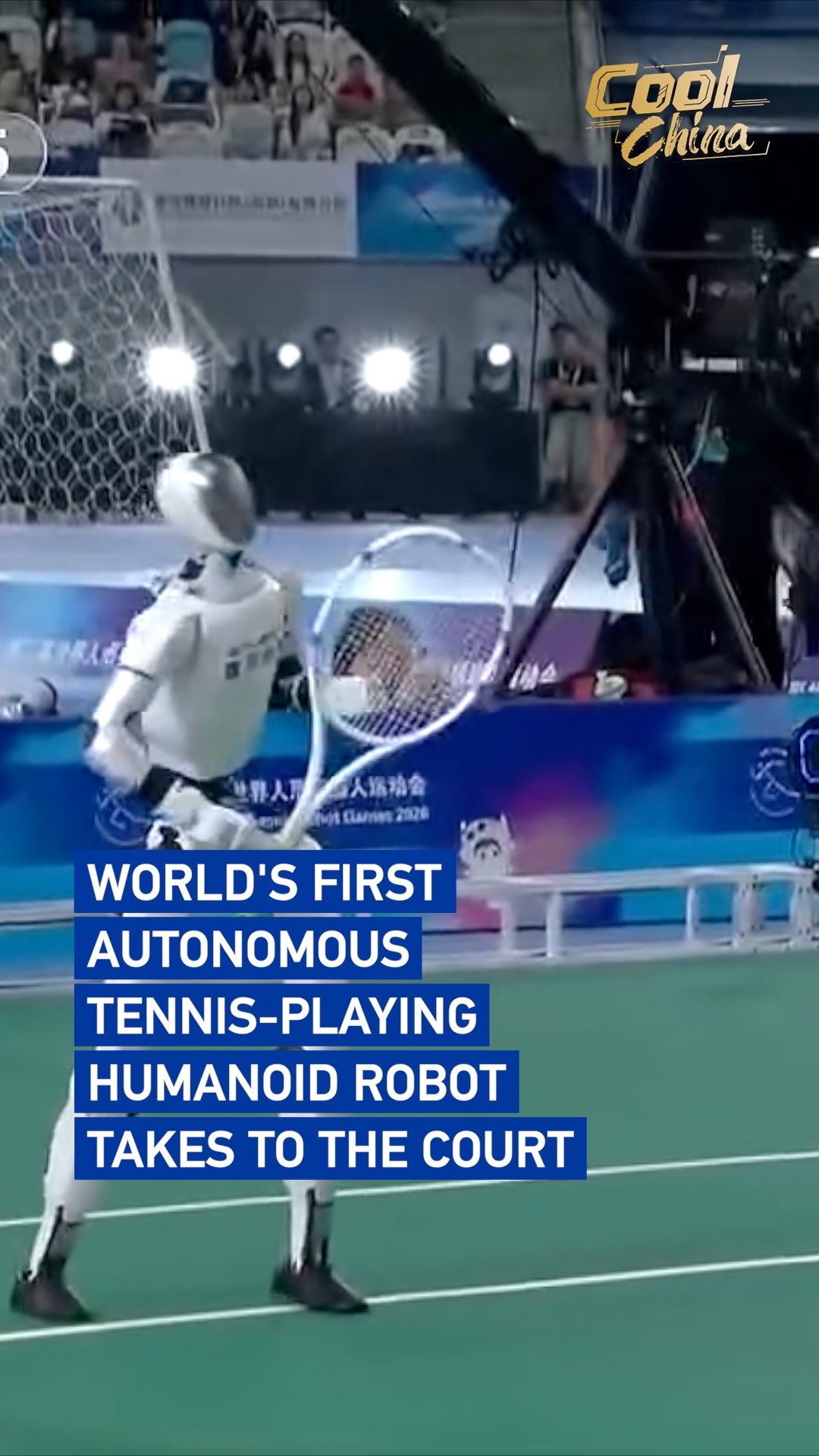 World's first autonomous tennis-playing humanoid robot takes to the court