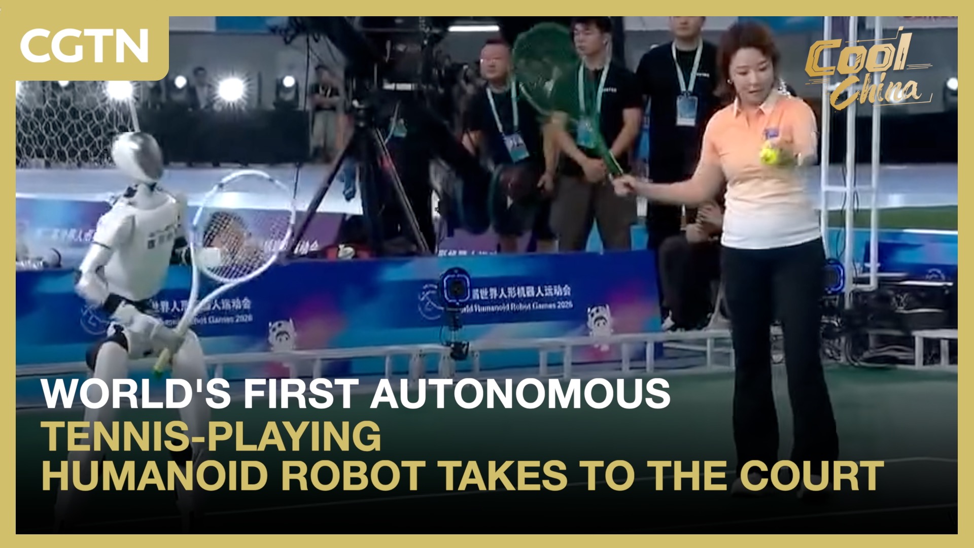 World's first autonomous tennis-playing humanoid robot takes to the court