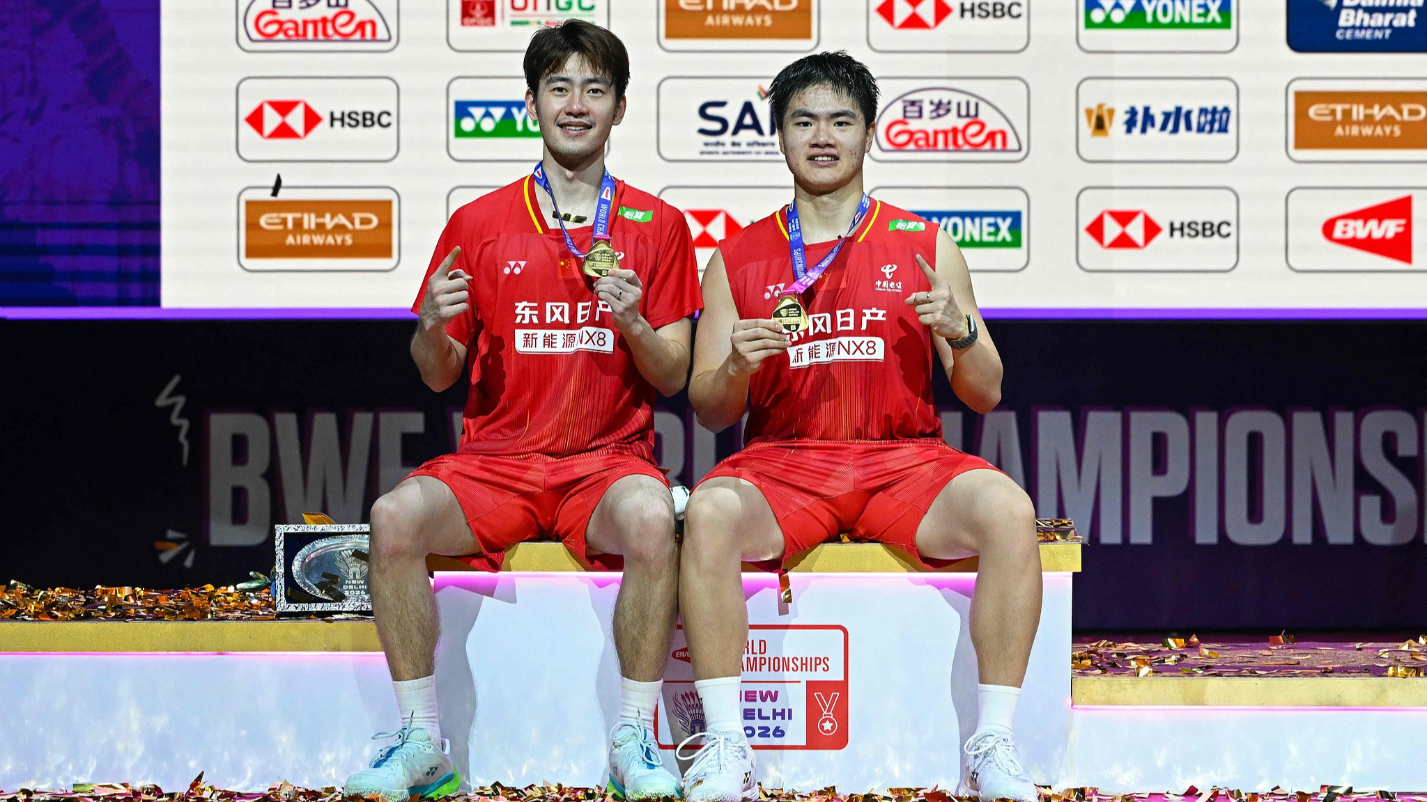 Liang, Wang win China's only gold, France makes history at BWF Worlds