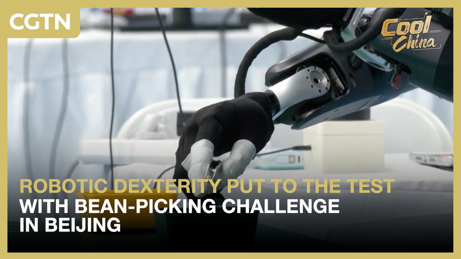 Robotic dexterity put to test with bean-picking challenge in Beijing